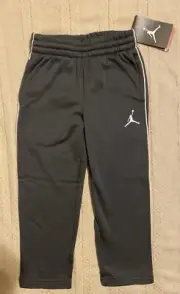 Air Jordan Sweatpants Pants Boys Sz 4 XS Gray Therma Fit Jumpman