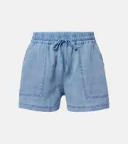 [Velvet] Velvet Sutton linen shorts AU 8 blue