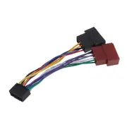 Car Radio Sound Adapter Cable 16 Pin ISO Socket For Kenwood / JVC