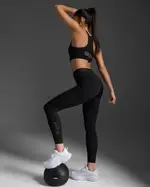 Form Stash Hi-Rise Compression Tights with Pockets, 2XU, L, Black/Black, Female
