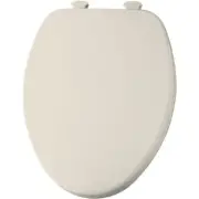 Church 585EC 346 Easy Clean Toilet seat, Elongated, Linen