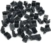 Lego 50 New Black Bracket 1 x 1 - 1 x 1 Inverted Pieces