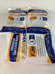 15 VEVA FJM Advances Filters Premium Vacuum Bags Hepavac 15 Bags Cloth Canister