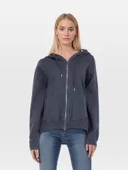 Blue Zip Up Hoodie