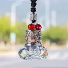 Refillable Pendant Glass Bottle Empty Glass Diffuser Bottles Car Decoration