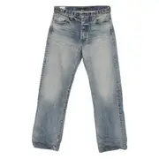 [Mcu Japan] Mcu Japan Faded-effect Five-pocket Jeans 30 US BLUE