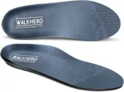 Walkhero Plantar Fasciitis Pain Relief Insoles High Arch Support Orthotic Sho...