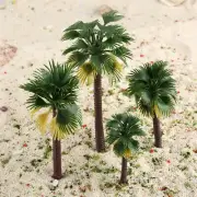 12pcs 4 Size Model Train Palm Trees Landscape Layout Scene Decoration 1:65-1:150