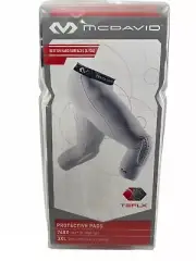 Compression Tights 3XL McDavid TEFLX Protective Pads White 3/4 Long Men's Sports