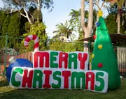 180cm Inflatable Merry Christmas Tree with Light
