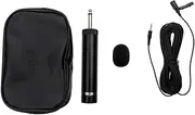 Abaodam 1Set Saxophone Microphone Pickup Premium Clip Condenser Mic with Cable Storage Bag for Enhanced Sound Quality Practical Use Live Performances