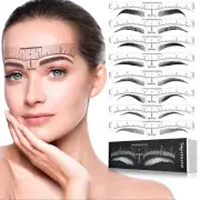 Regla para cejas, 100 plantillas para microblading