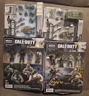 Set of 4 Mega Construx Black Series Call of Duty Tactical Infiltration Team, ETC