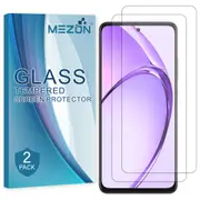 [2 Pack] OPPO A80 5G Tempered Glass 9H HD Crystal Clear Premium Screen Protector by MEZON – Case Friendly, Shock Absorption (OPPO A80 5G, 9H)