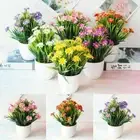 Home Decor Artificial Faux Plants Bonsai Artificial Flowers Plastic Fake Plants