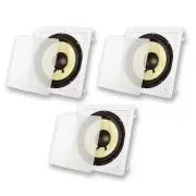 Acoustic Audio HD-S10 Flush Mount Passive Subwoofers with 10" Speaker 3 Pack
