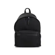 [Saint Laurent] Saint Laurent-Black City Nylon Backpack-Uomo OS OS