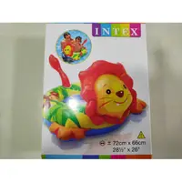 在飛比找蝦皮購物優惠-美國品牌 INTEX58221~兒童游泳動物造型浮圈~獅子卡