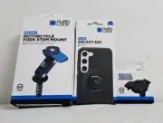 QUAD LOCK KIT GALAXY S23 Case, Dampener, Fork Stem Mount *EXPRESS*