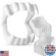 Srenta Vampire Teeth for Kids, White Fake Fangs for Costume, Dress-Up, Preten