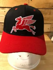 PEGASUS BASEBALL CAP RED & BLACK HIGH QUALITY FLYING HORSE HAT
