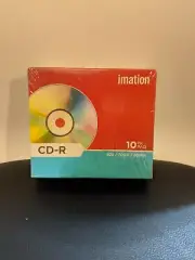 Imation CD-R Blank CD Discs - 52x / 700 MB / 80 Min - 10 Pack - NEW