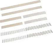 HOMSFOU 10pcs Stainless Steel Clay Slicing Tools Flexible Wavy Blades for Pottery DIY Sculpting and Crafting Activities Lightweight and Easy to Clean Clay Cutters