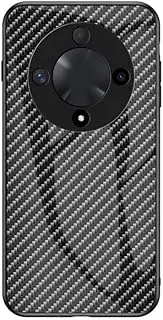 Compatible with Oppo Find X6 5G / Find X6 Pro 5G Case,Anti-Drop 2 in 1 (PC Glass Back Panel+TPU) Phone Case Cover Black