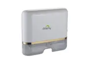 Multifold Paper Towel Dispenser - White & Gold