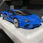 Auto Art 1/18 Lamborghini Aventador S Model Car Pearl Blue New High Quality