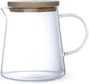J-Kitchens Retro Heat Resistant Coffee Drip Pot, Glass, Diameter 3.1 x H4.4 inches (80 x 112 mm), 22.8 fl oz (580 cc) Current Model