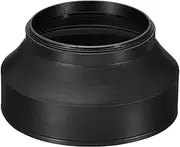 uxcell 72mm Camera Lens Hood, Rubber Collapsible Lens Protector Anti-Reflection Blocks Excess Sunlight to Reduce Lens Flare and Glare, Enhance Camera Photography and Video, Black