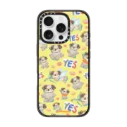 iPhone 16 Pro Impact Case SLOWCOASTER Playing-Damsook pattern Phone Case