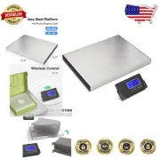 Accurate 440lb Shipping Scale with 10g Precision and Wall-Mount Wireless Display