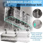 Shower Caddy Suction Cup Shower Organizer Bathroom Removable Clear Shower Basket