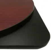 Oak Street Mfg MB24ROUND 24 in x 1 in Round Mahogany/Black Table Top