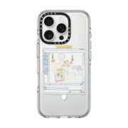 iPhone 16 Pro Clear Case MagSafe Compatible Cozy Bedroom