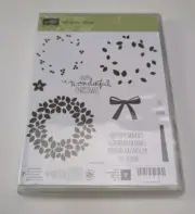 Stampin Up Wonderous Wreath Stamps And Framelits #135047
