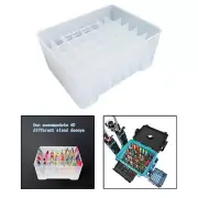 Lure Box Gear 40 Grid Tackle Box for Freshwater Saltwater Sinkers Jigs Hooks