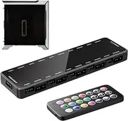 RGB Computer Pc Case Fan Hub - Pc Fan Hub Computer Argb Pwm Fans Splitter | Pc Fan Hub Computer Argb Pwm Fans Splitter for Lighting Components