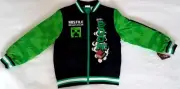 Minecraft creeper bomber jacket hostile boom boys size XXL 18