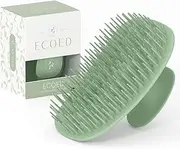 ecoed Scalp Massager Shampoo Brush,Scalp Scrubber for Dandruff Removal, Scalp Care Hair Brush Wet & Dry detangler for Men and Women.Suitable for Short Medium Hair(Green)