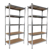 Randy & Travis Machinery 2 x 1.8M Garage Shelving Warehouse Rack Storage Shelves