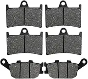 Motorcycle Brake Pads,For Y-amaha FZ1 Fazer N/NA 2010 2011 2012 2013 2014 2015 (ABS & Non ABS) Motorcycle Front + Rear Brake Pads Disks