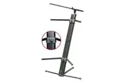 Soundart 2-Tier Adjustable Multi-Keyboard Stand (Black)