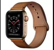 Genuine Leather strap For Apple watch band 49mm 45mm 41mm 44mm 40mm watchband br