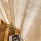 Sparkling Tulle Curtains for Living Room Bright Streamer Curtain Home Decor