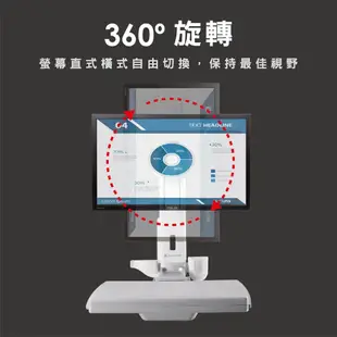 ErgoGrade 電腦螢幕支架 螢幕支架 壁掛架 螢幕架 電腦架 工作站螢幕支架 EGOEW10Q (8.9折)