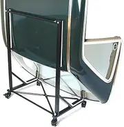URO Parts TC-107BLACK Black Hard Top Cart/Carrier with Cover
