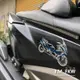 反光屋FKW AK550 機車車型反光貼紙 KYMCO 防水車貼 兩色選擇 另有其他車款 機車貼紙 獨家設計 重機 大羊